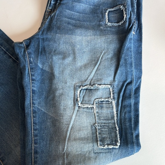 Jag Jeans - 10, relaxed boyfriend, deconstructed jeans, patchwork‎ - Picture 3 of 11